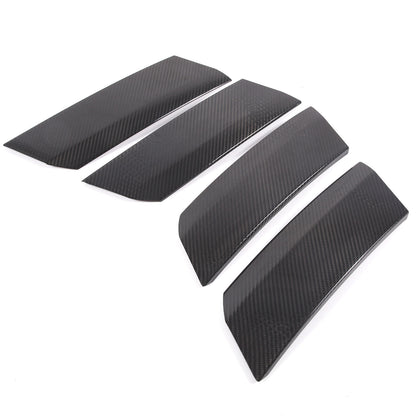 Real Dry Carbon Fiber Side Fender Cover Trim For Corvette C6 2005-2013 15