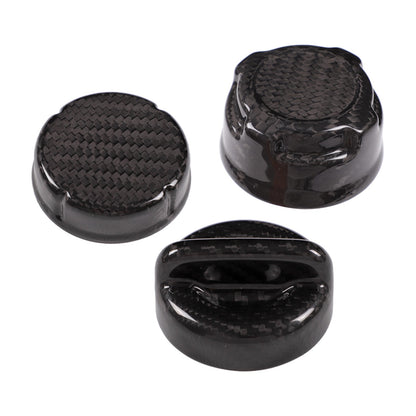 Real Carbon Fiber Engine Oil Filler Cap Trim For Fiat 500 Abarth 595 695 312 16+ 4