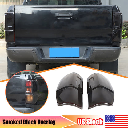 Smoked Black Rear Tail Light Guard Cover Trim For Ford Ranger T7 T8 2015-2022 US 1