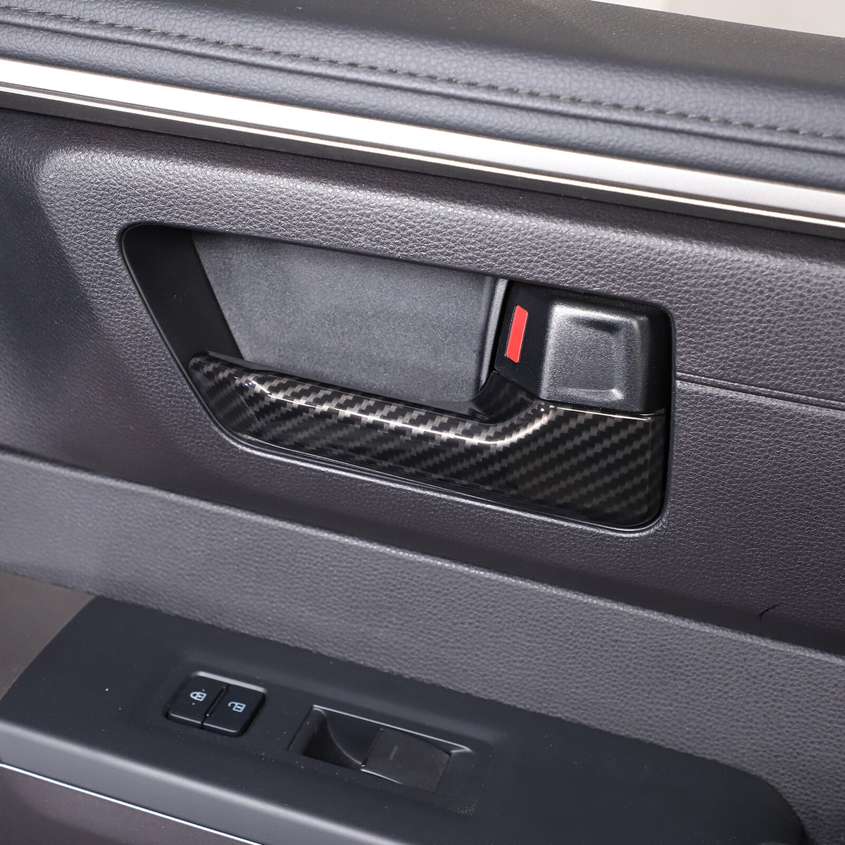 ABS Carbon Fiber Interior Set Cover Trim Kit For Toyota Tundra Sequoia SR 22+ - Styles 1-5 122