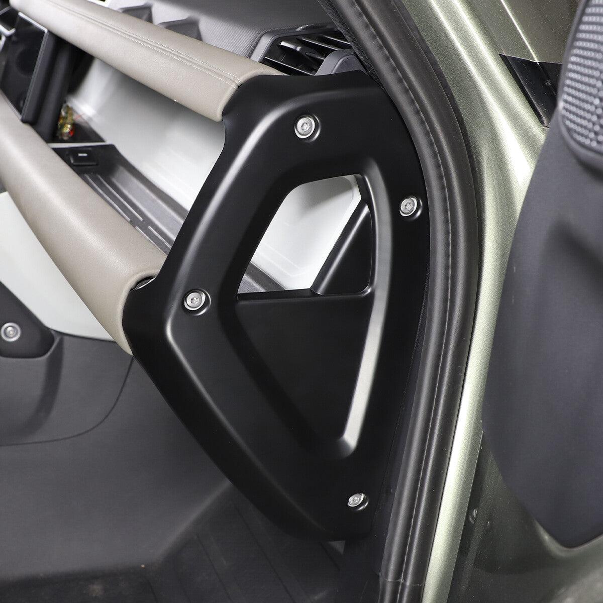 Matte Black Dashboard Side Panel Trim Cover For Land Rover Defender 2020-23 US 5