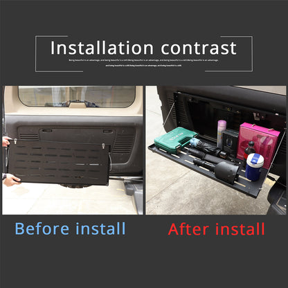 Tailgate Table Foldable Rear Door Storage Cargo Shelf For Hummer H3 2005-09 9