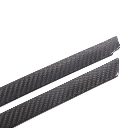 Real Carbon Fiber Door Window Sill Trim Decor Strips For Corvette C6 2005-2013 13