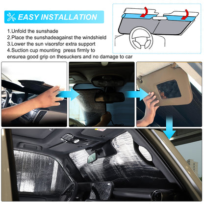 Car Full Window Sunshade Cover Shade Sun For Toyota Land Cruiser LC250 24+ US 13