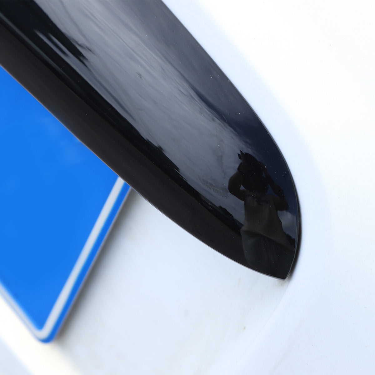 Glossy Black ABS Tailgate Trunk Handle Cover Trim For FIAT 500 2011-23 15