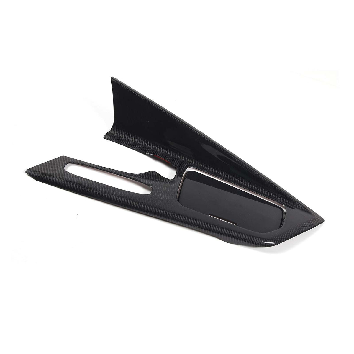 Real Carbon Fiber Console Gear Shift Panel Trim For C8 Corvette Z06 Z51 20-25 5