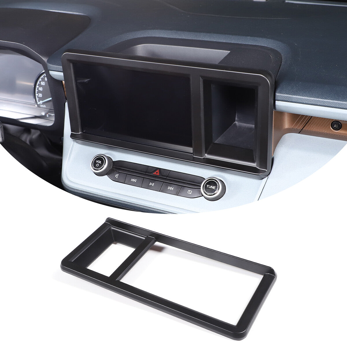 Matte Black Full Interior Set Panel Decor Cover Trim Kit For Ford Maverick 22-24 89