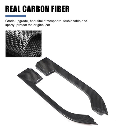 Real Carbon Fiber Fender Air Vent Frame Trim For Jaguar F-TYPE X152 2013-2020 7