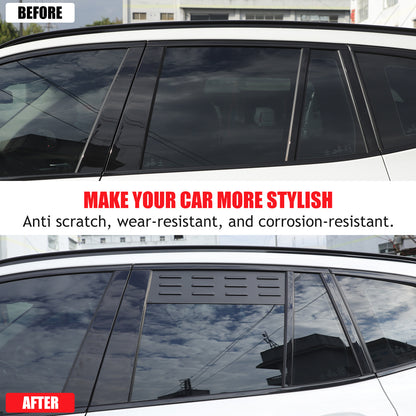 Aluminum Alloy Rear Window Louver Shutter Cover Trim For BMW X3 G01 2018+ 11
