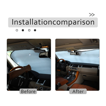 Car Full Window Sunshade Cover Shades Sun Visor For LR Range Rover Sport 2005-13 12