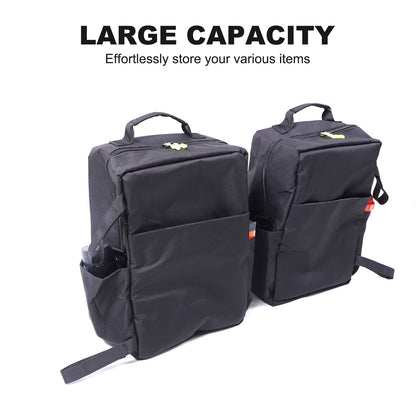 Black Underseat Organizer Tool Pockets Storage Bag for Nissan Titan 2016-2023 15