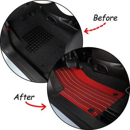 2PCS/Set Car Floor Mats Cargo Carpets Foot Pads For Fiat 500 2016-2021 23