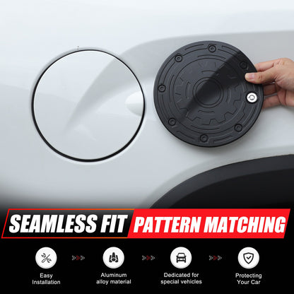 Aluminum Alloy Fuel Tank Anti-Theft Lock Cover Gas Cap For Toyota Tundra 22+ US 9