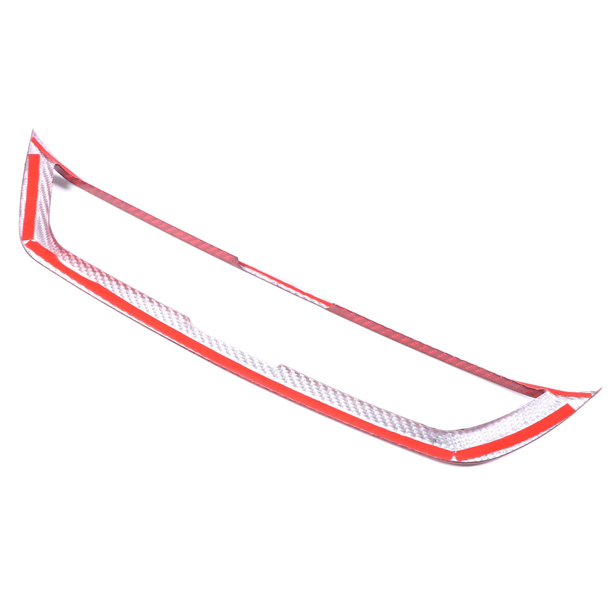 Red Real Carbon Fiber Center Air Vent Trim For Alfa Romeo Giulia 952 2017-2020 9