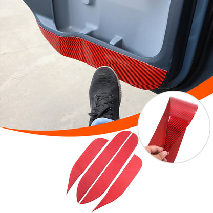 Red Carbon Front Bumper Insert Mesh Cover Grille Trim For Ford Maverick 22-24 13