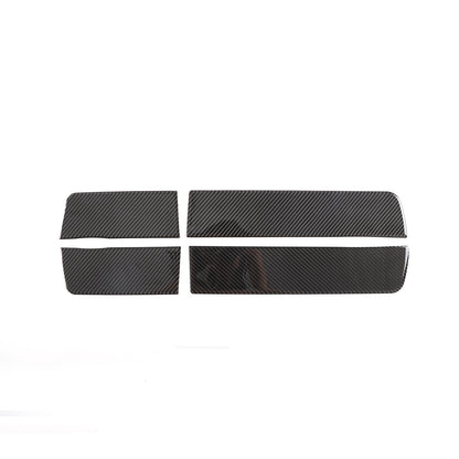 Carbon Fiber Interior Door Armrest Panel Trim Sticker For Hummer H2 2003-09 14