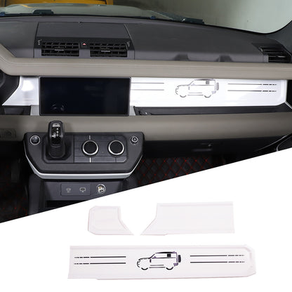ABS Car Dashboard Trim Strip Kits For Land Rover Defender 90 110 2020-23 5