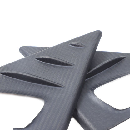Matte Real Carbon fiber Window A Pillar Triangle Cover Trim for Lotus EMIRA 21+ 2