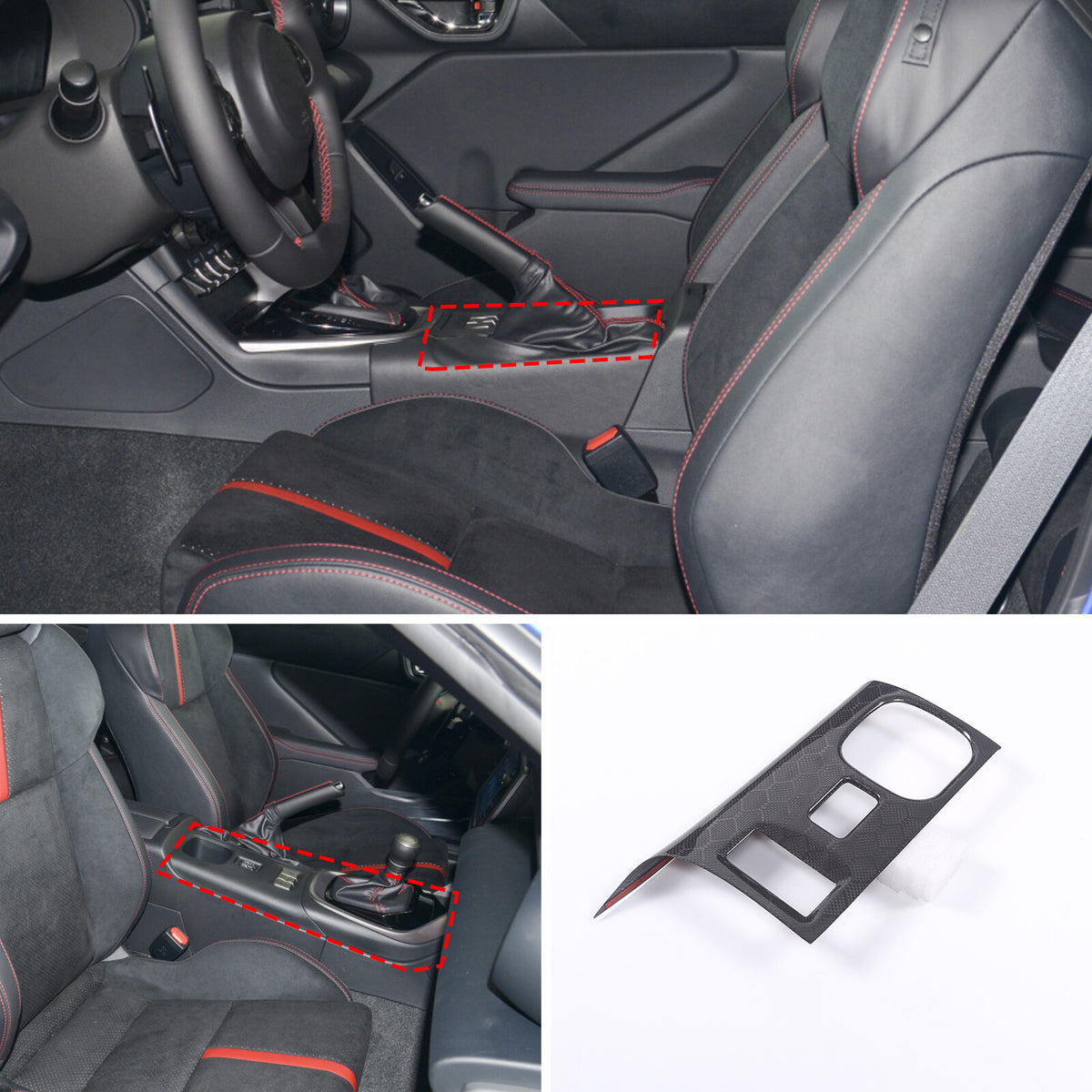 Honeycomb Seat Adjustment Heating Button Cover For Subaru BRZ Toyota GR86 AT 22+ 2