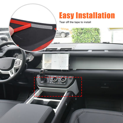 Oak Wood Grain Center Console Knee Side Panel Trim For LR Defender L663 25+ 6