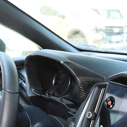 Real Carbon Fiber Center Instrument Panel Dash Trim For Subaru WRX VB 2022-2024 8