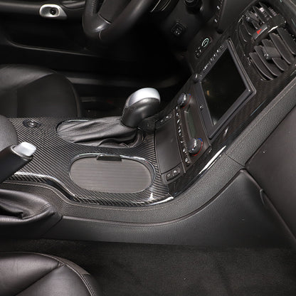 For Corvette C6 2005-13 Carbon Fiber Interior Gear Shift Console Panel Trim Set 5