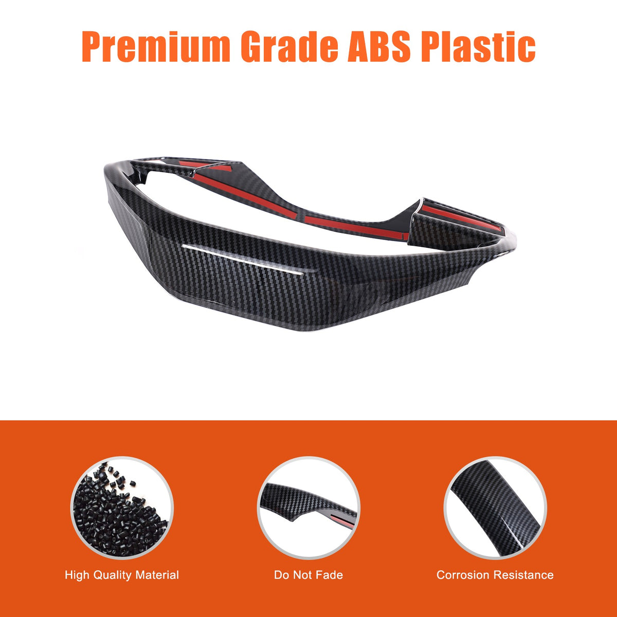 ABS Carbon fiber Interior Cover Trim Decor Accessories For Kia K4 2025+ 15