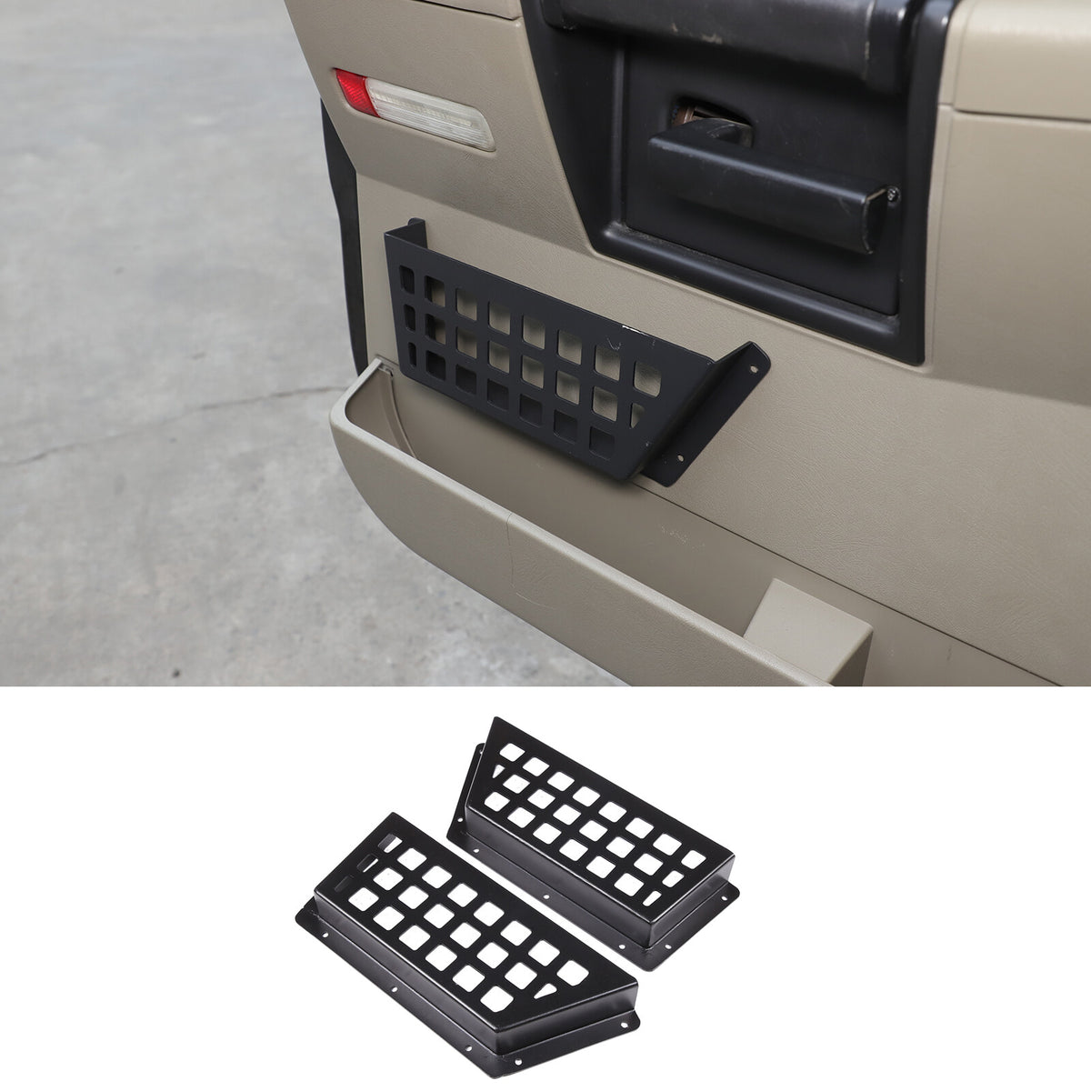 Aluminum Car Rear Door Pocket Storage Box Organizer For Hummer H2 2003-2009 US 11