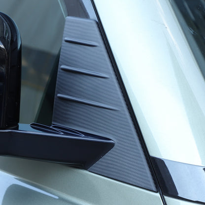 Matte Real Carbon Fiber Window Triangle A-Pillar Cover For LR Defender 2020-24 17