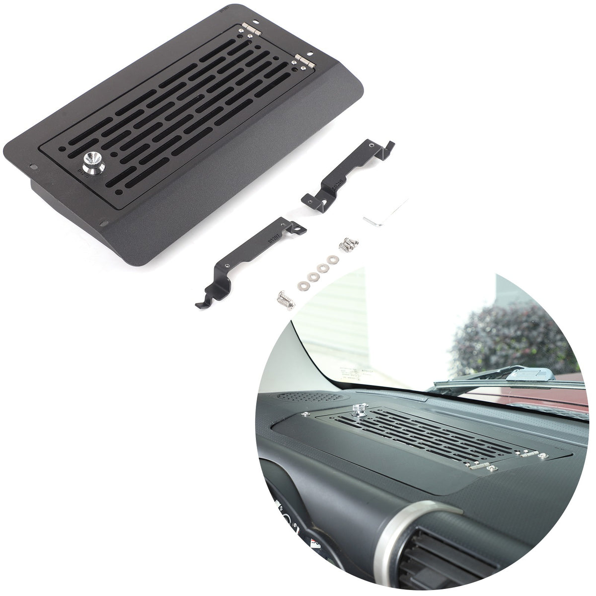 Aluminum Dashboard Multifunctional Password Box For Toyota FJ Cruiser 2007-2021 13