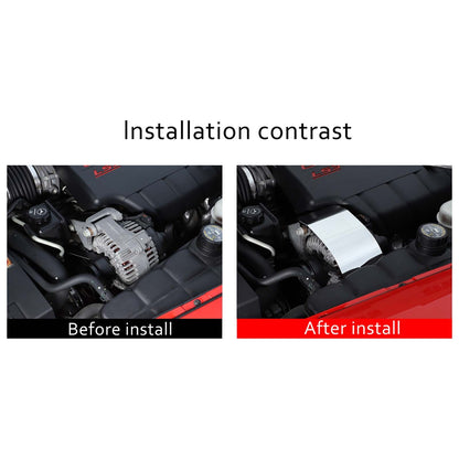Silver ALTERNATOR COVER engine dress up part Trim For Corvette C6 2005-2013 8