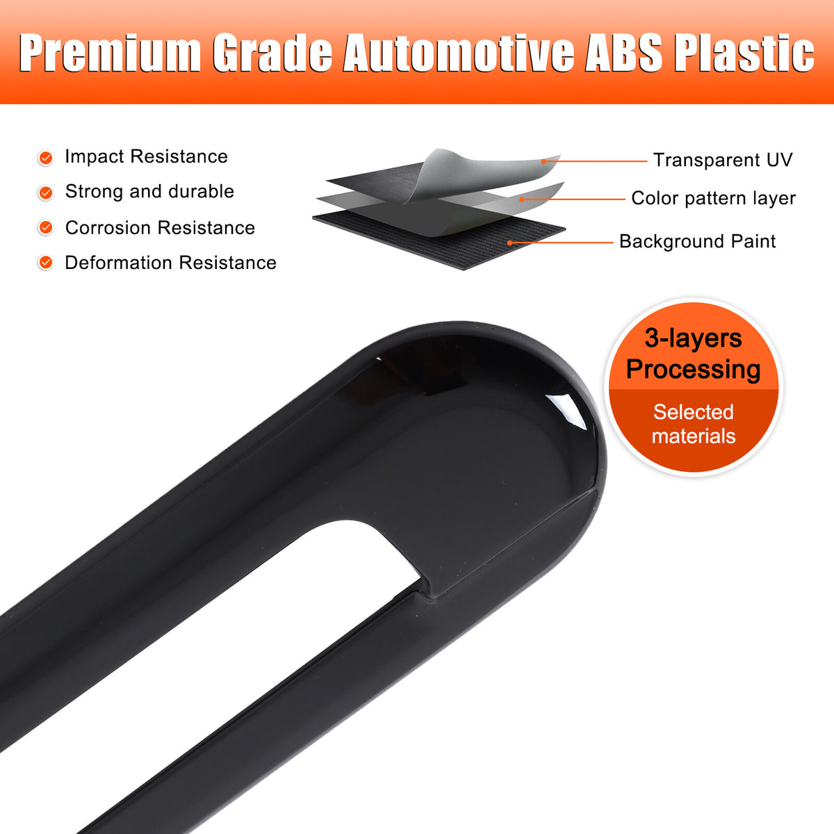 Glossy Piano Black Rear Side Air Outlet Trim Cover For Benz G-Class W463 25+ US 22