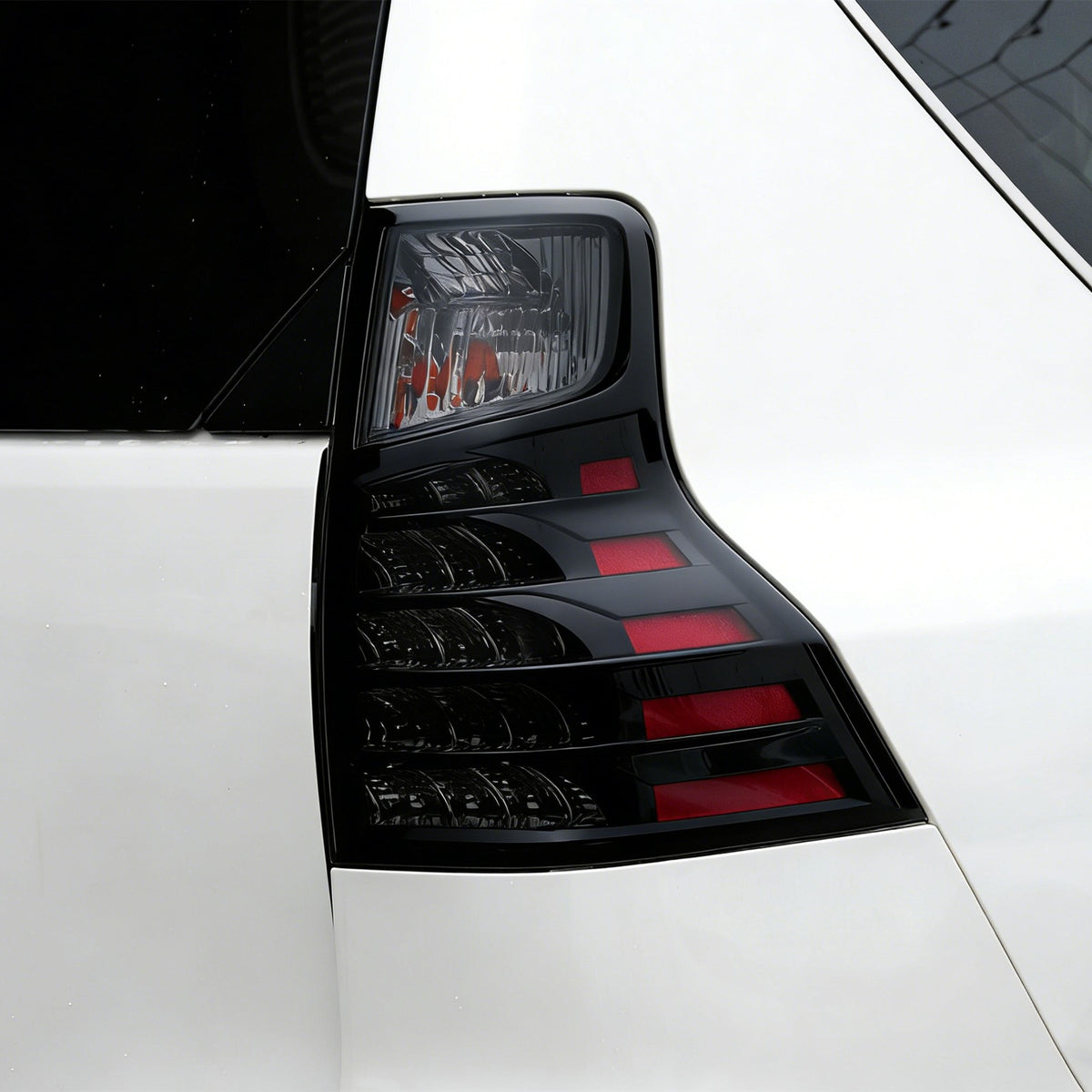 Smoked Black Rear Tail Light Guard Cover Trim Bezel For Lexus GX460 10-23 US 9