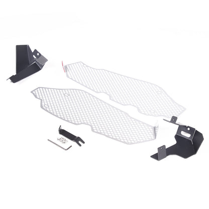 Silver Steel Intake Mesh Grille Insert Guard For Corvette C8 2020-2026 9