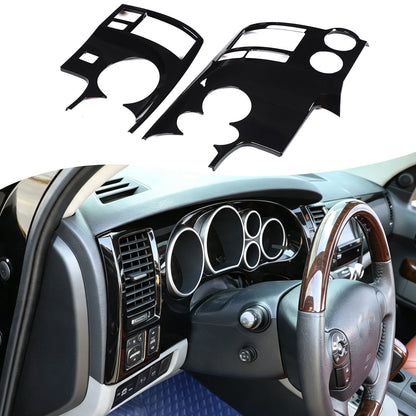 Glossy Piano Black ABS Instrument Panel Trim Cover For Toyota Tundra 2007-2013 14