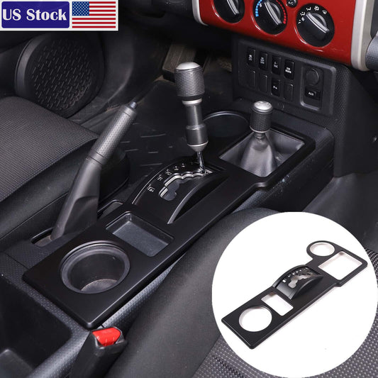 Matte Black Gear Shift Box Panel Cover Trim For Toyota FJ Cruiser 2007-21 US 1