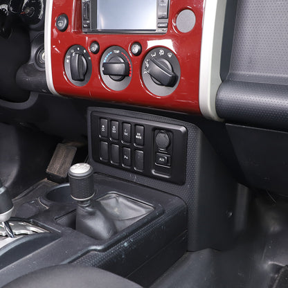 Matte Black ABS Interior Full Set Cover Trim Kit Set For FJ Cruiser 2007-2021 16