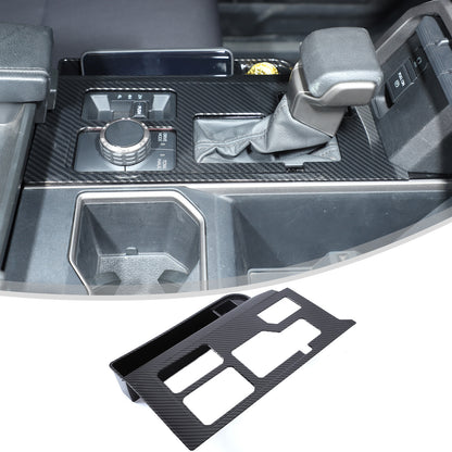 Carbon Center Console Gear Shift Panel Storage Box For Toyota Tundra/Sequoia 22+ 18