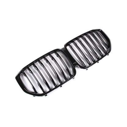 Replace Glossy Black Front Kidney Grille For BMW X5 G05 2019-2022 2023 6