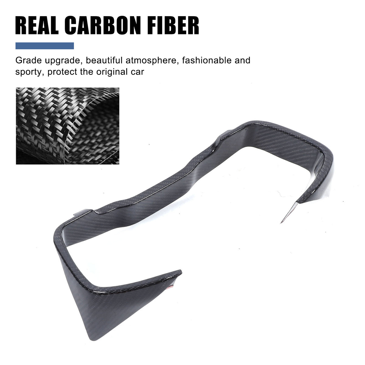 Real Carbon Fiber Center Instrument Panel Dash Trim For Subaru WRX VB 2022-2024 20