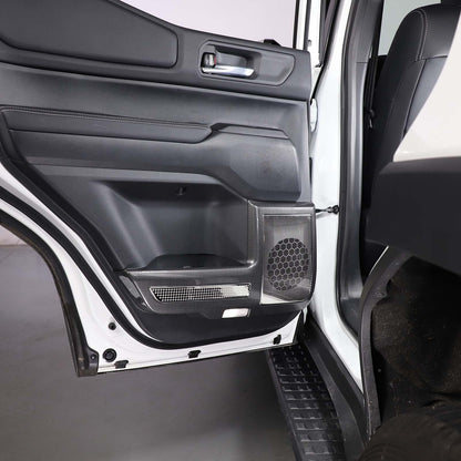 ABS Carbon Fiber Door Anti‑Kick Panel Trim For Toyota Land Cruiser LC250 24+ US 24