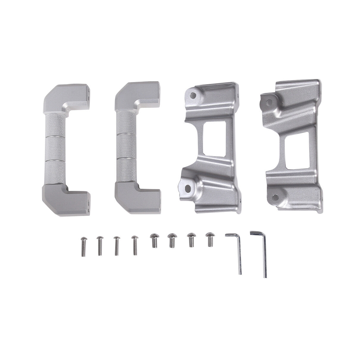 For Toyota FJ Cruiser 07-21 A-Pillar Grab Handle Replacement Aluminium Silver US 4