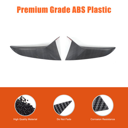 ABS Carbon Fiber Rear Window Sill C Pillar Trim For Subaru Crosstrek GU 2024 18