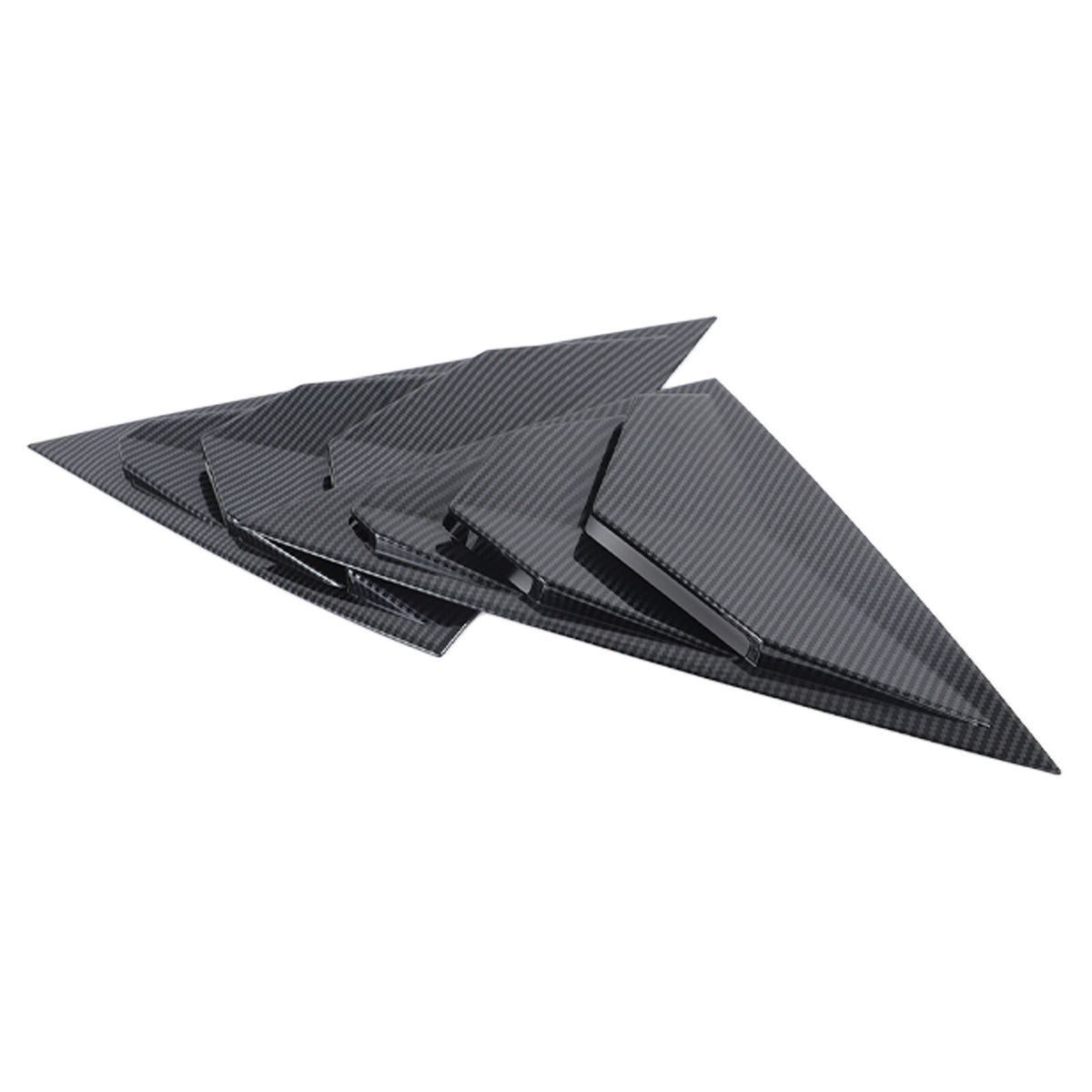 Carbon Fiber ABS Rear Quarter Window Louvers Trim For Acura Integra 2023-2024 12