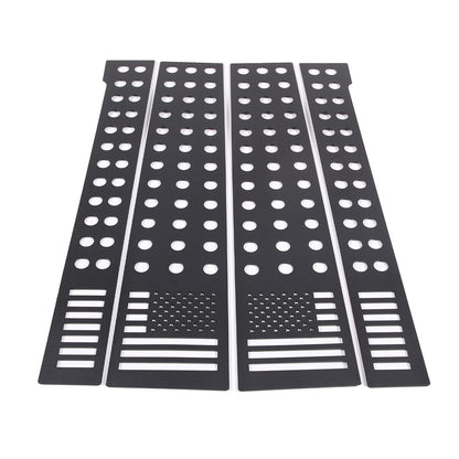 US Flag Alloy Window Center Pillar Trim Panel For Toyota FJ Cruiser 2007-21 4