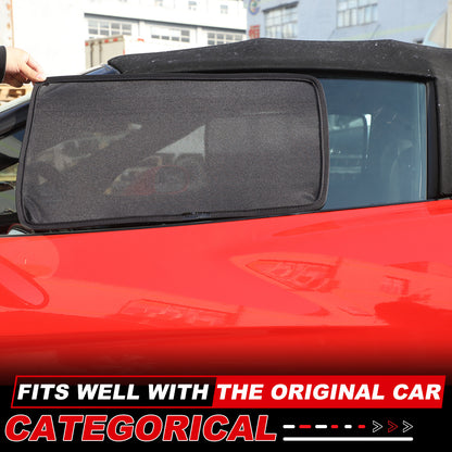 Car Window Screen Sun Shade Mesh Cover Windshield For Corvette C6 2005-2013 16