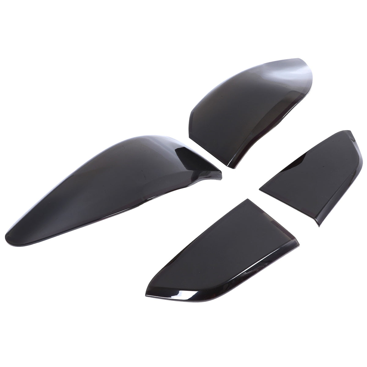 Smoked Black Rear Tail Light Guard Cover Trim Bezel For BMW X1 F48 20-22 US 14