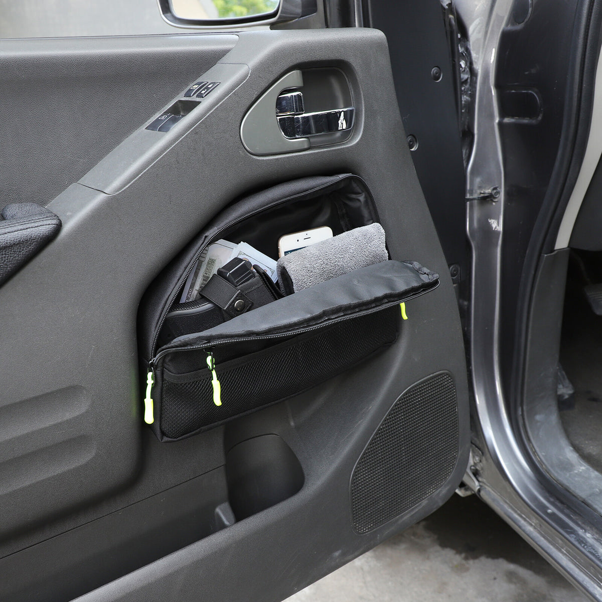 Front Door Side Storage Bag Tray For Nissan Frontier 2009-2017 7