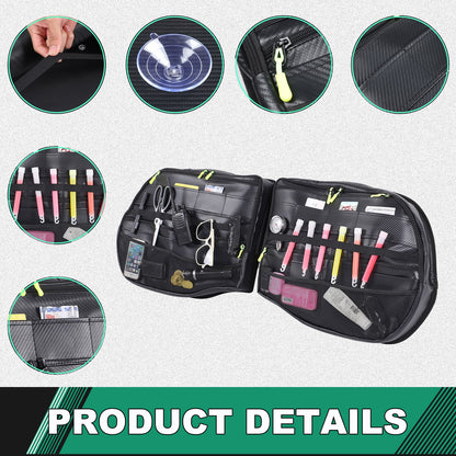 Carbon Pattern Tailgate Window Storage Bag For Land Rover Defender L663 2020+ 5
