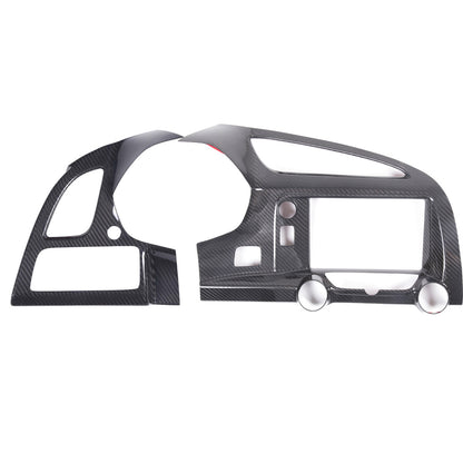 Real Carbon Fiber Interior Dashboard Trim Cover Decor Kit For Corvette C7 14-19 201